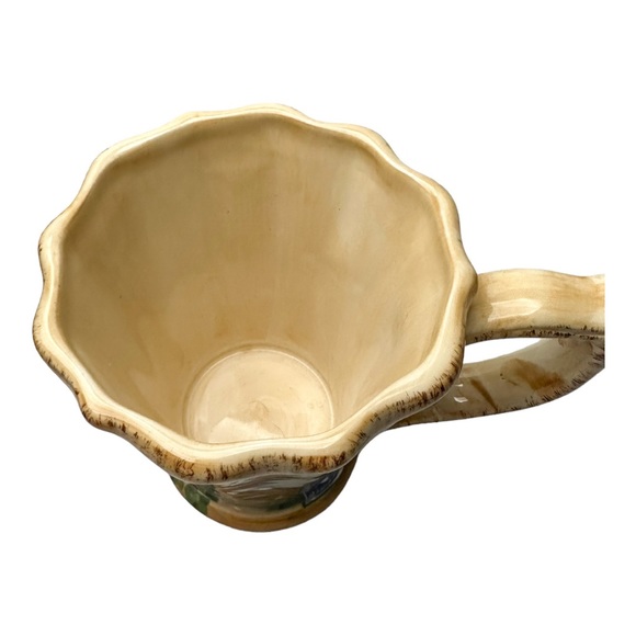 Hand Painted Rue de Paris Coffee Mug Cup Planter - Picture 3 of 9